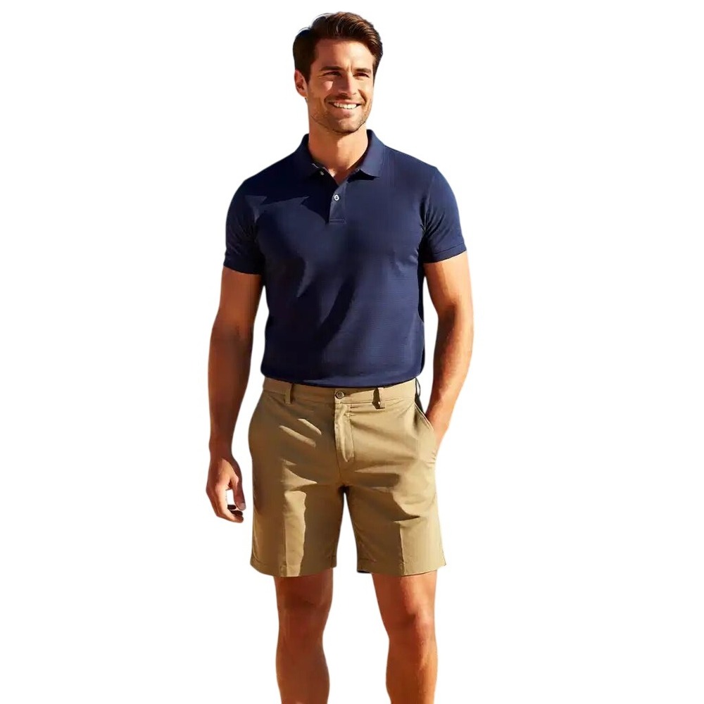 Roundtree & Yorke Mens Chino Walking Shorts Classic Fit 30 x 7 NWT